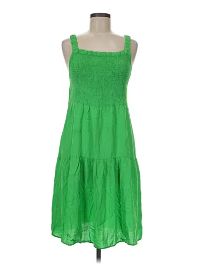 Pre-owned Assorted Brands Casual Dress In Green