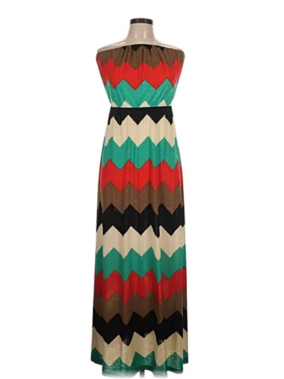 Pre-owned Assorted Brands Casual Dress In Green