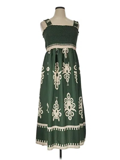 Pre-owned Assorted Brands Casual Dress In Green