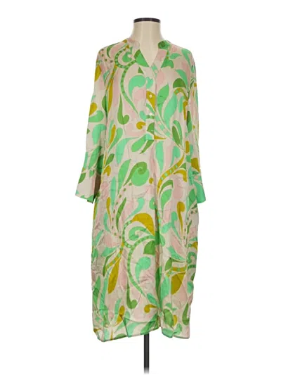 Pre-owned Assorted Brands Casual Dress In Green