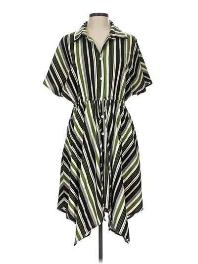 Pre-owned Assorted Brands Casual Dress In Green