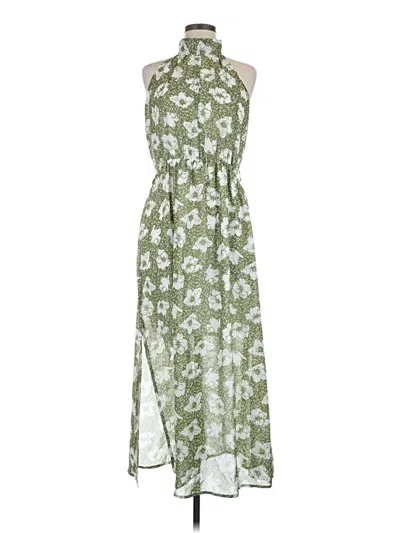 Pre-owned Assorted Brands Casual Dress In Green