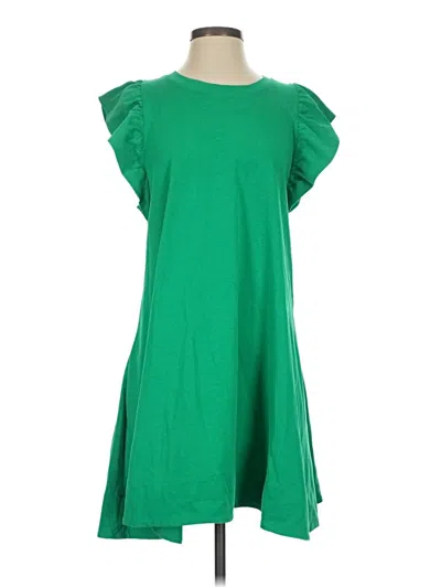 Pre-owned Assorted Brands Casual Dress In Green