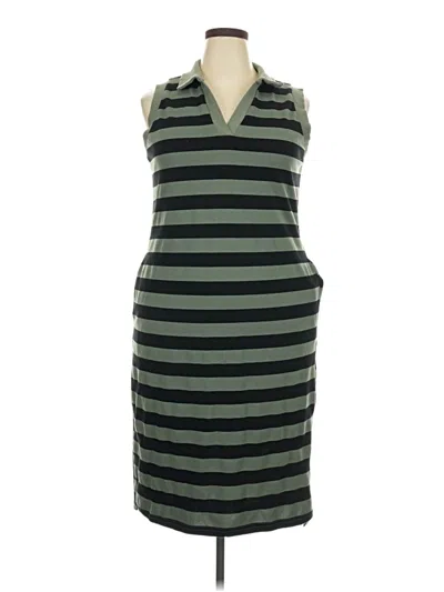Pre-owned Assorted Brands Casual Dress In Green