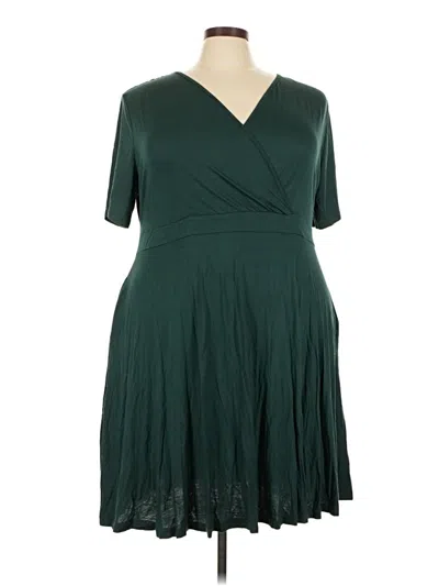 Pre-owned Assorted Brands Casual Dress In Green