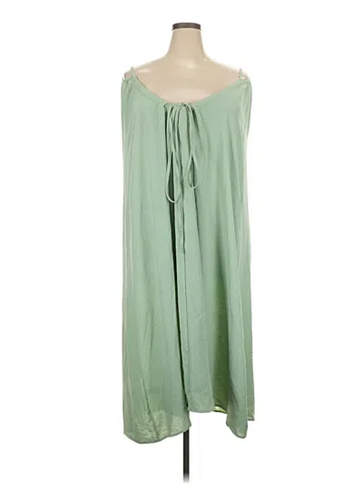 Pre-owned Assorted Brands Casual Dress In Green
