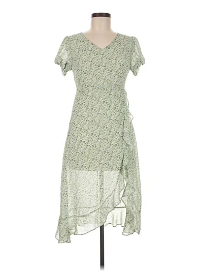 Pre-owned Assorted Brands Casual Dress In Green