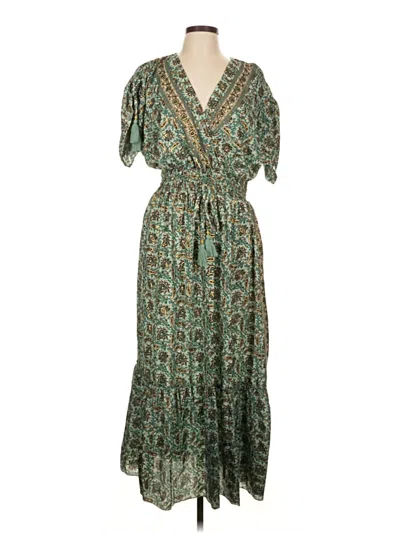 Pre-owned Assorted Brands Casual Dress In Green