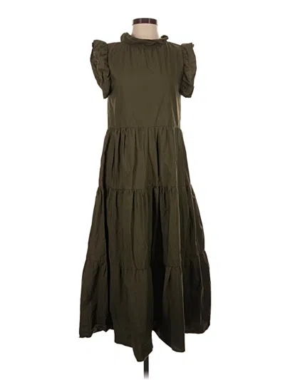 Pre-owned Assorted Brands Casual Dress In Green