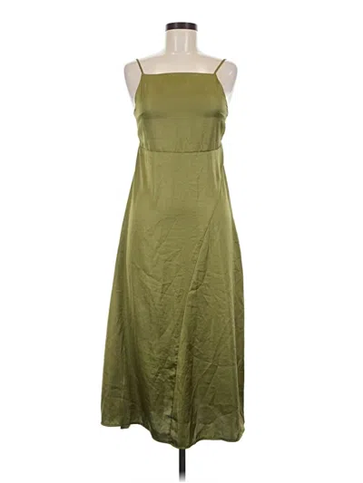Pre-owned Assorted Brands Casual Dress In Green