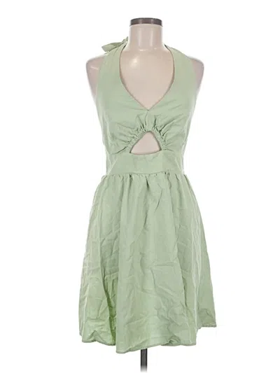 Pre-owned Assorted Brands Casual Dress In Green