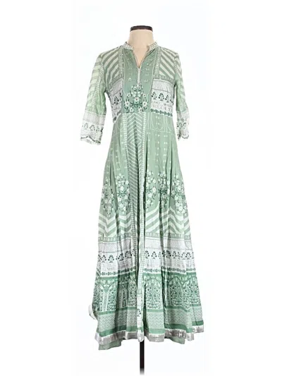 Pre-owned Assorted Brands Casual Dress In Green