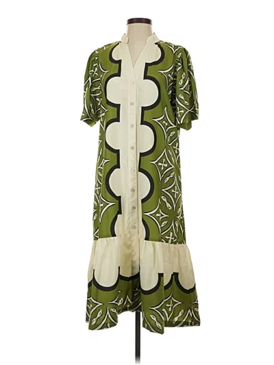 Assorted Brands Casual Dress In Green