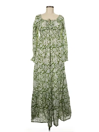 Pre-owned Assorted Brands Casual Dress In Green