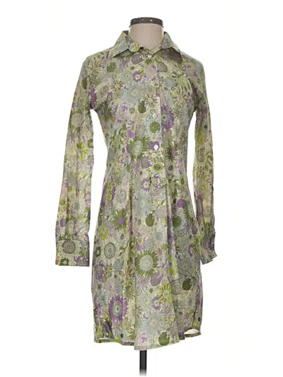 Pre-owned Assorted Brands Casual Dress In Green