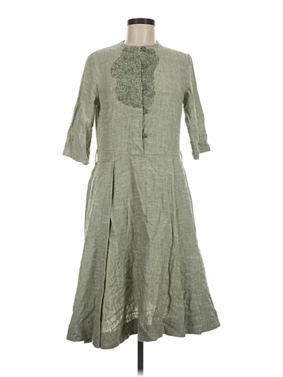Assorted Brands Casual Dress In Green