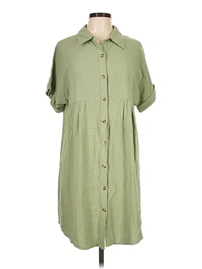 Pre-owned Assorted Brands Casual Dress In Green