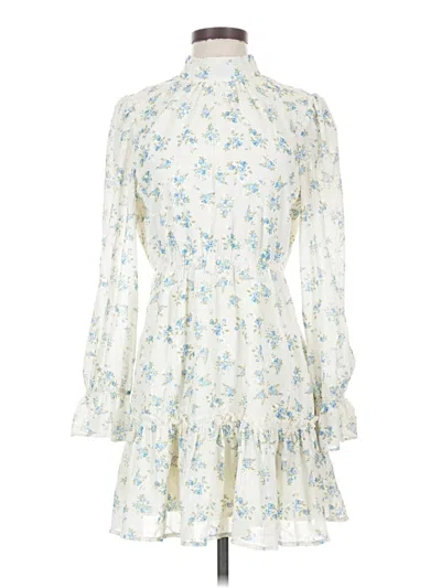 Pre-owned Assorted Brands Casual Dress In Ivory
