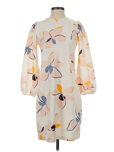 Pre-owned Assorted Brands Casual Dress In Ivory