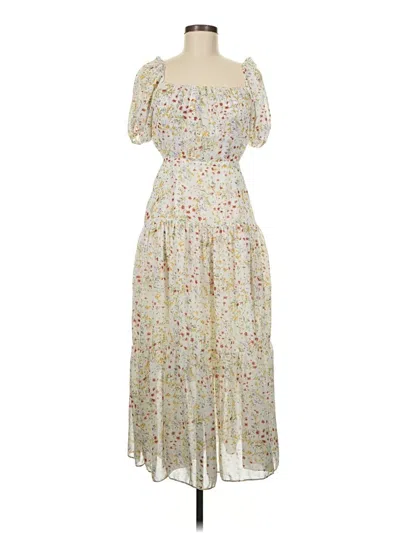 Pre-owned Assorted Brands Casual Dress In Ivory