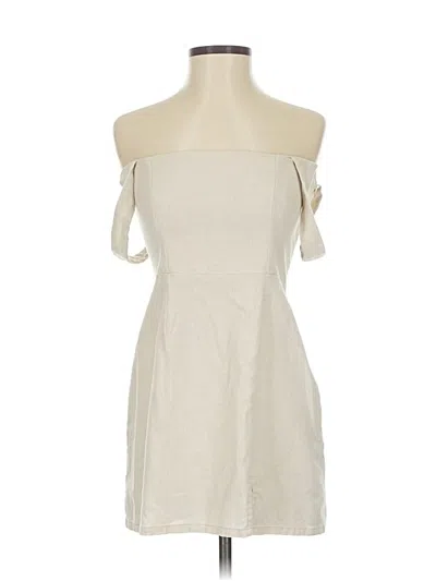 Pre-owned Assorted Brands Casual Dress In Ivory