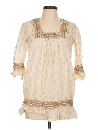 Pre-owned Assorted Brands Casual Dress In Ivory