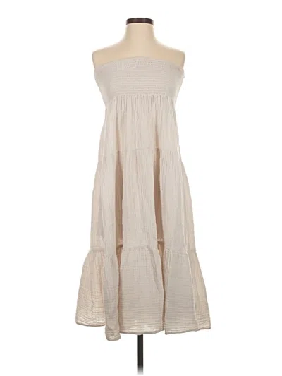 Pre-owned Assorted Brands Casual Dress In Ivory