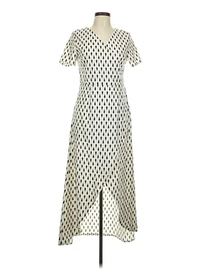 Pre-owned Assorted Brands Casual Dress In Ivory