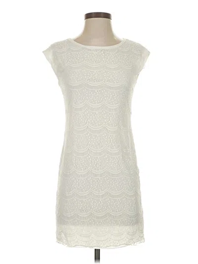 Pre-owned Assorted Brands Casual Dress In Ivory