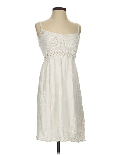 Pre-owned Assorted Brands Casual Dress In Ivory