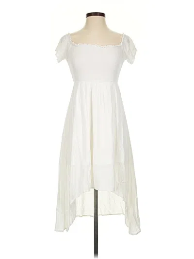Pre-owned Assorted Brands Casual Dress In Ivory