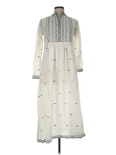 Pre-owned Assorted Brands Casual Dress In Ivory