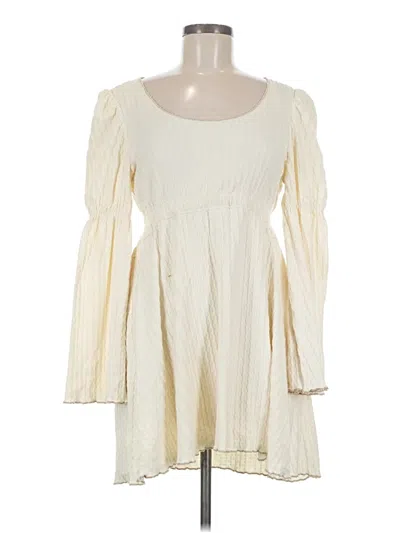 Pre-owned Assorted Brands Casual Dress In Ivory