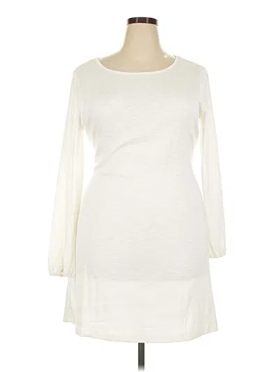 Pre-owned Assorted Brands Casual Dress In Ivory