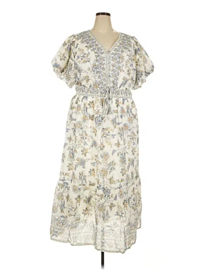 Pre-owned Assorted Brands Casual Dress In Ivory