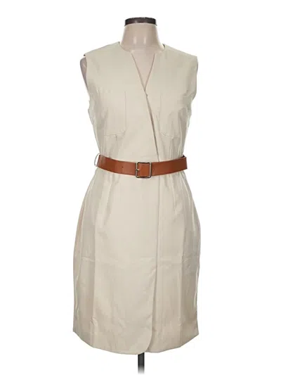 Pre-owned Assorted Brands Casual Dress In Ivory