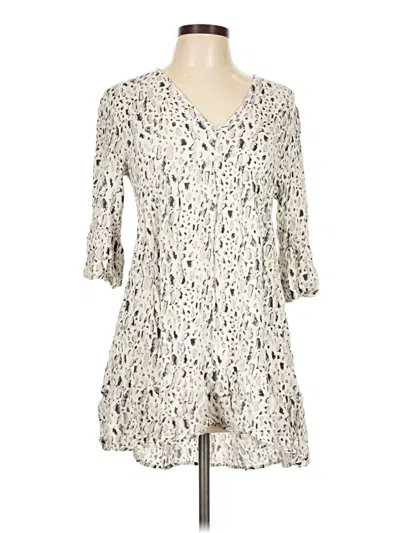 Pre-owned Assorted Brands Casual Dress In Ivory