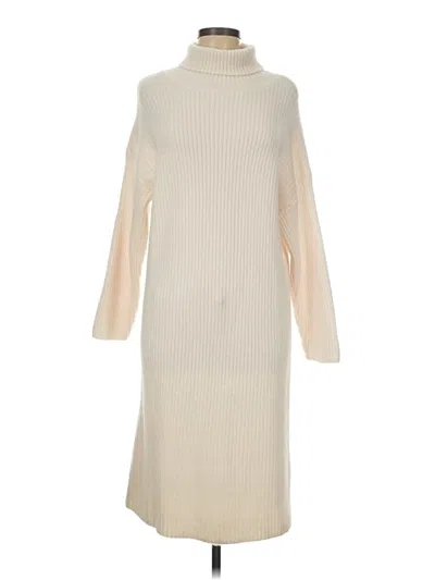 Pre-owned Assorted Brands Casual Dress In Ivory