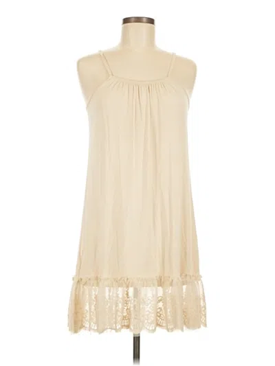 Pre-owned Assorted Brands Casual Dress In Ivory