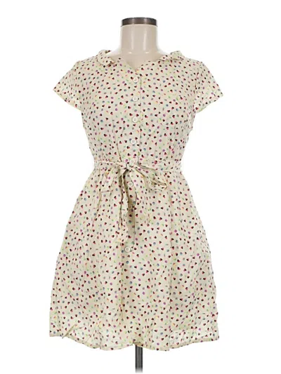 Assorted Brands Casual Dress In Ivory