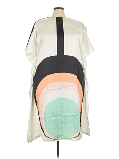 Pre-owned Assorted Brands Casual Dress In Ivory