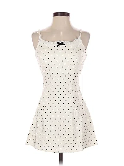 Pre-owned Assorted Brands Casual Dress In Ivory