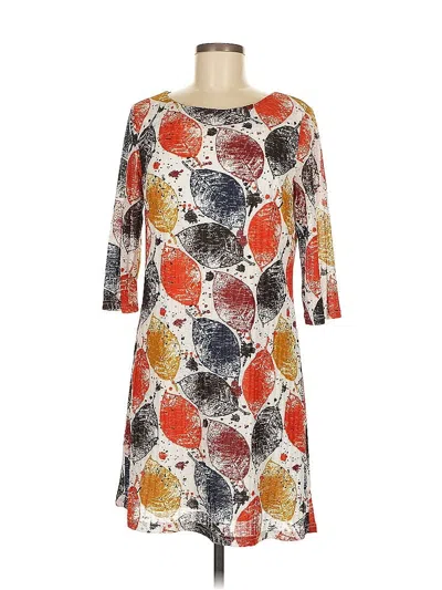 Pre-owned Assorted Brands Casual Dress In Orange