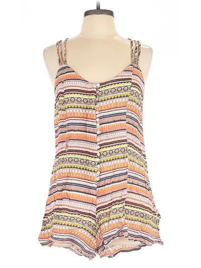 Pre-owned Assorted Brands Casual Dress In Orange