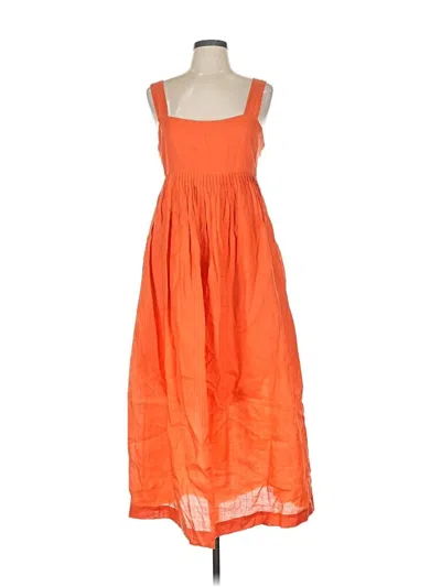 Pre-owned Assorted Brands Casual Dress In Orange