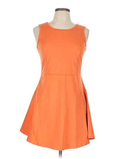 Pre-owned Assorted Brands Casual Dress In Orange