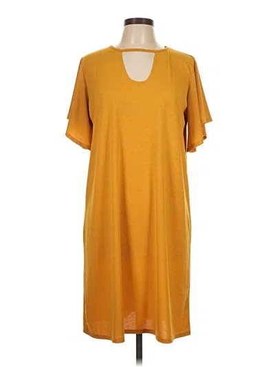 Pre-owned Assorted Brands Casual Dress In Orange