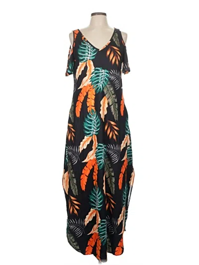 Pre-owned Assorted Brands Casual Dress In Orange