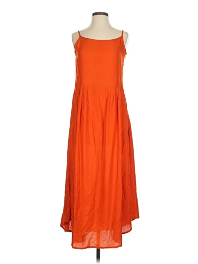 Pre-owned Assorted Brands Casual Dress In Orange