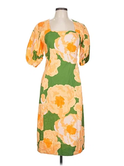 Pre-owned Assorted Brands Casual Dress In Orange